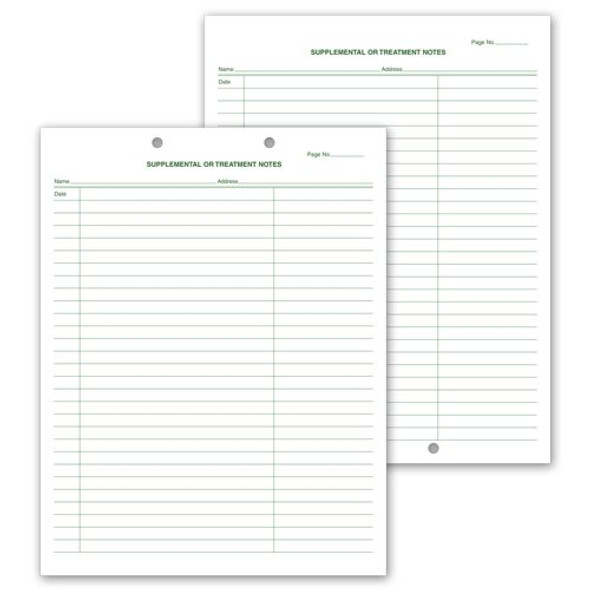 Supplemental & Treatment Notes, Two Hole Punch