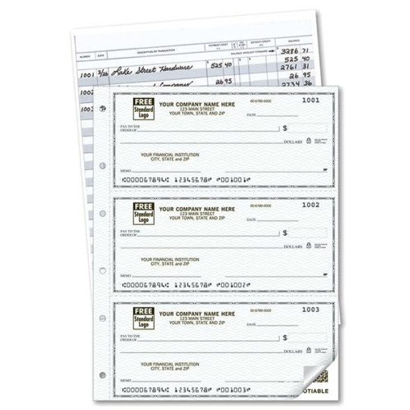 3-On-A-Page Compact Size Duplicate Checks with Register