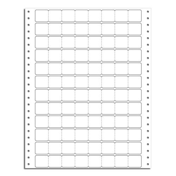 Pricing Labels, Continuous, 9" Carrier, Stock/Blank