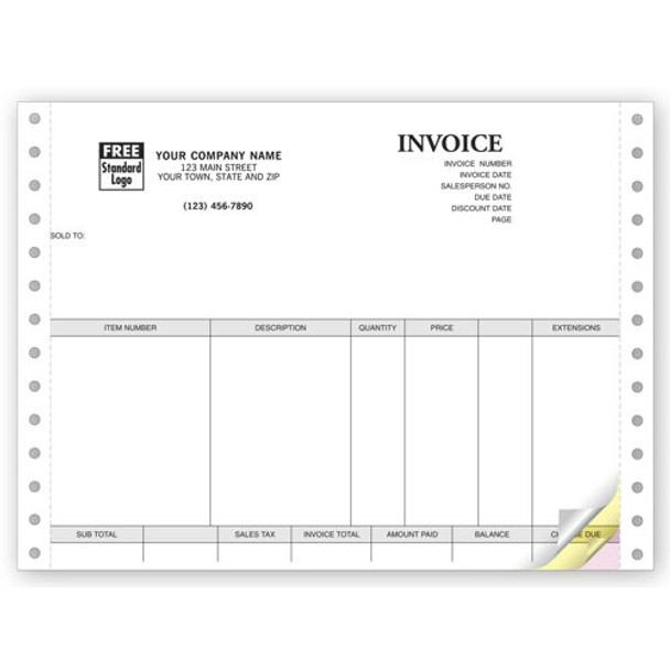 Invoices, Continuous, Classic