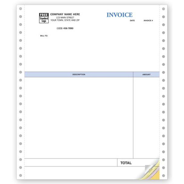 Invoices, Professional, Continuous, Classic Invoices, Professional, Continuous, Classic