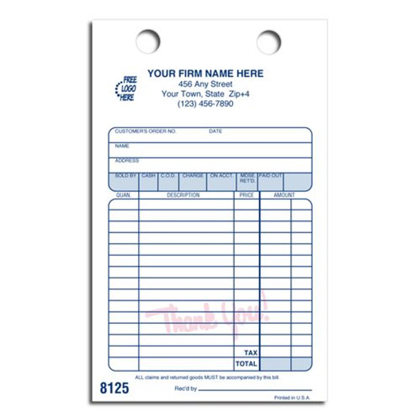 Register Forms, Fancy, Cash & Charge