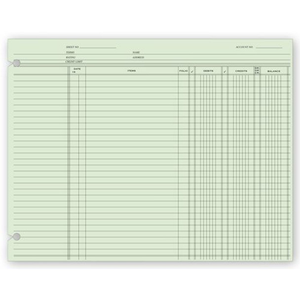 End Balance Ledger Sheets