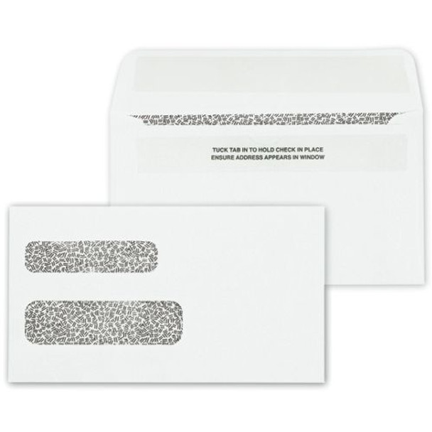 Double Window Envelope Self Seal 6 3/16 x 3 9/16 Double Window Envelope Self Seal 6 3/16 x 3 9/16