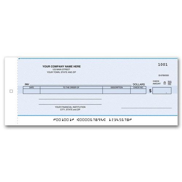 Compact General Disbursement Center Check