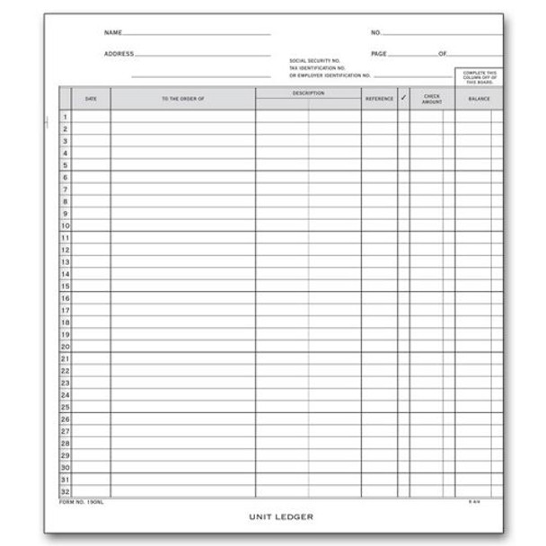 General Disbursement Ledger