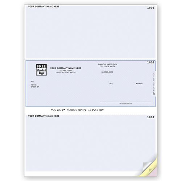 Laser Middle Checks, Compatible with Peachtree for Mac