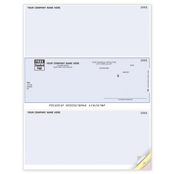 Laser Middle Checks, Compatible with Sage 50 - Peachtree