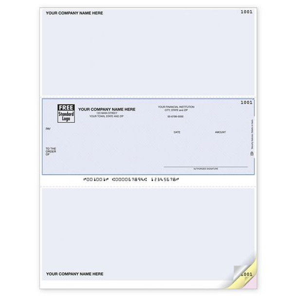 Laser Middle Checks, One Write Plus Compatible