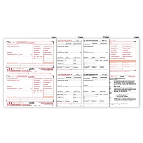 Laser W-2 Set, 6-part, ADP