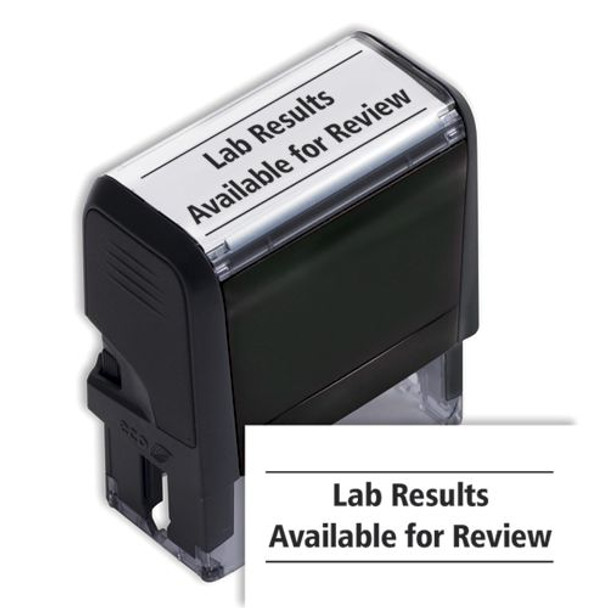 SI Lab Results Available for Review Stamp