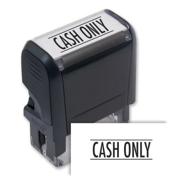 SI Cash Only Stamp