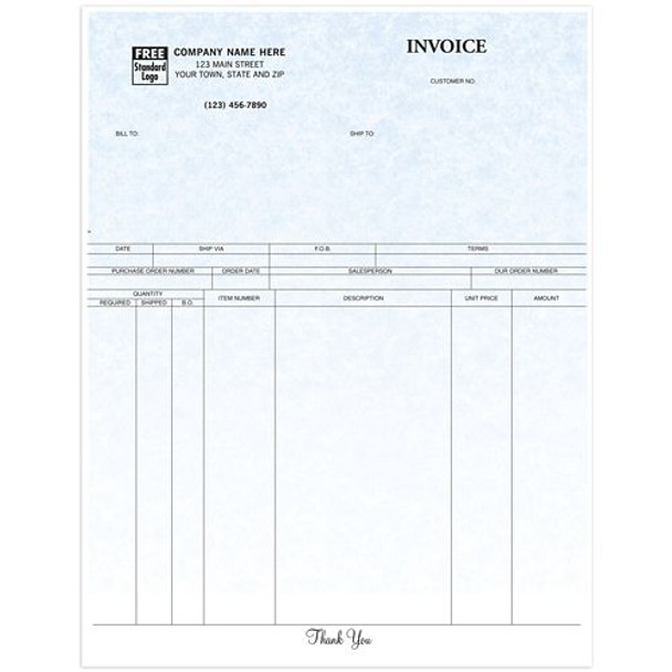 Laser Product Invoice Parchment