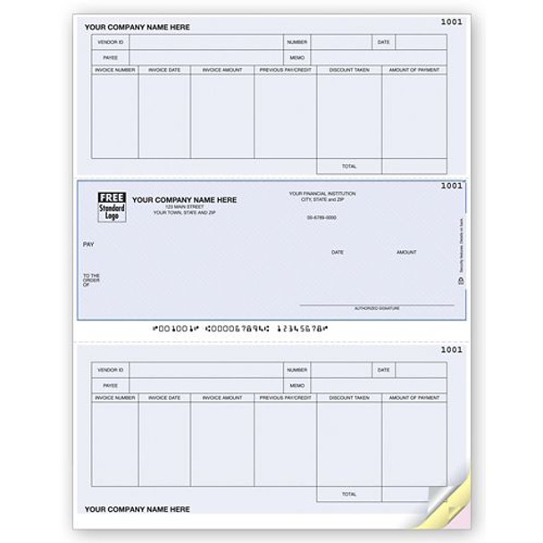 Laser Accounts Payable Check, One Write Plus Compatible