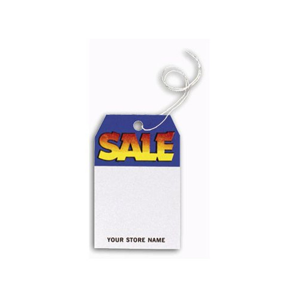 Tags, Sale, Blue & Yellow, Small
