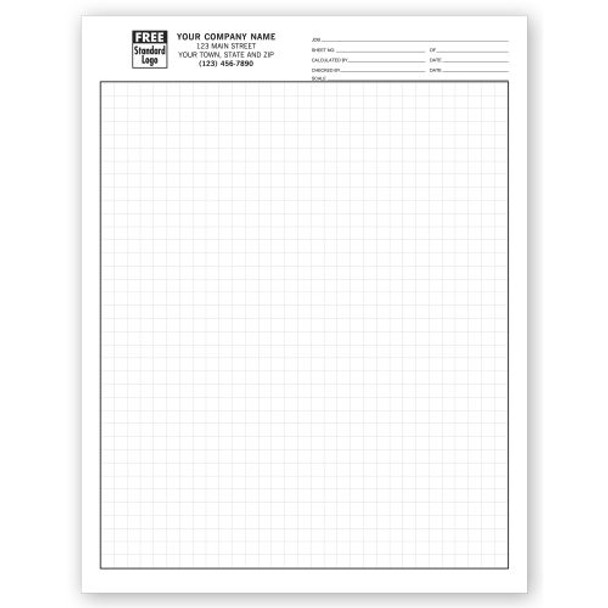 Graph Papers, Standard 1/4", Padded Graph Papers, Standard 1/4", Padded
