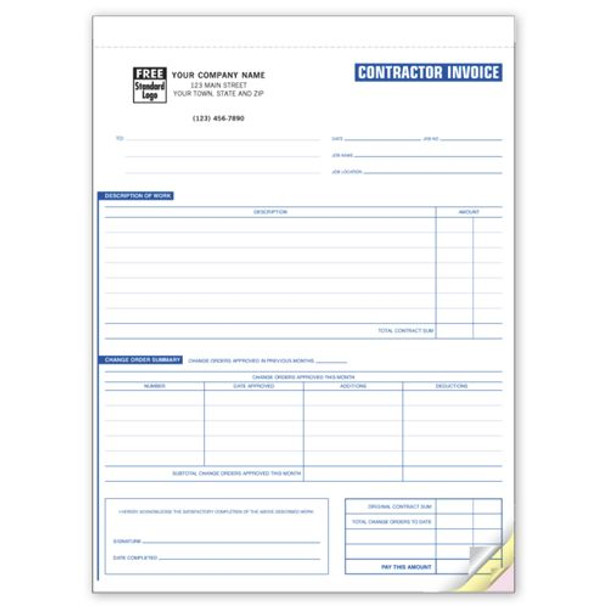 Contractor Invoices - Classic Contractor Invoices - Classic