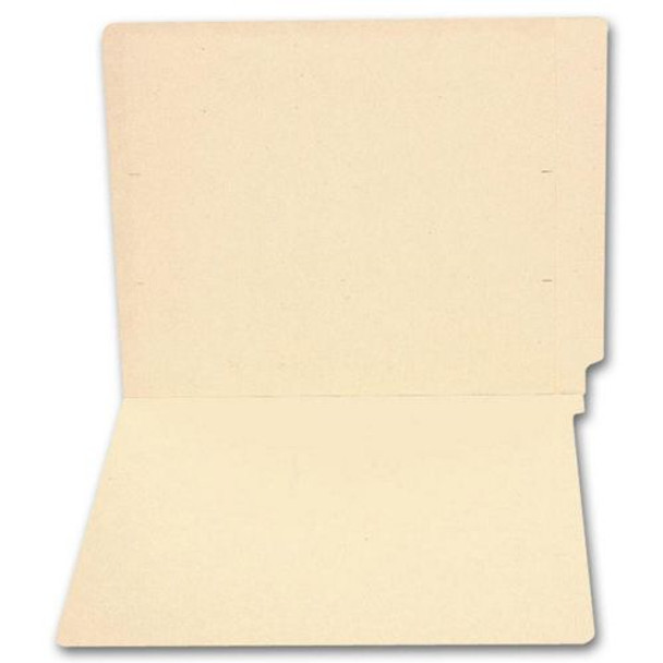 End Tab Full Cut Manila Folder, 11 pt, No Fastener
