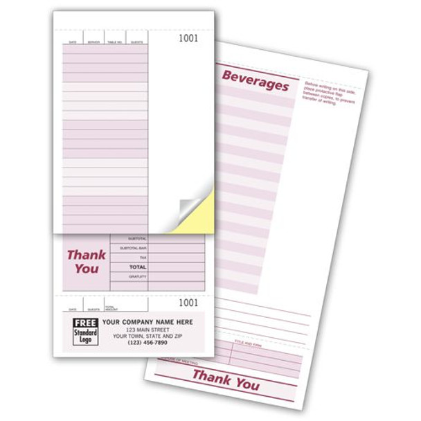 Guest Check Sets Guest Check Sets