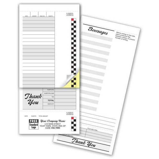 Guest Check Sets - Café