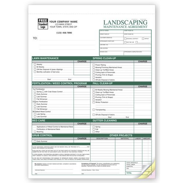 Landscaping Maintenance Agreements Landscaping Maintenance Agreements