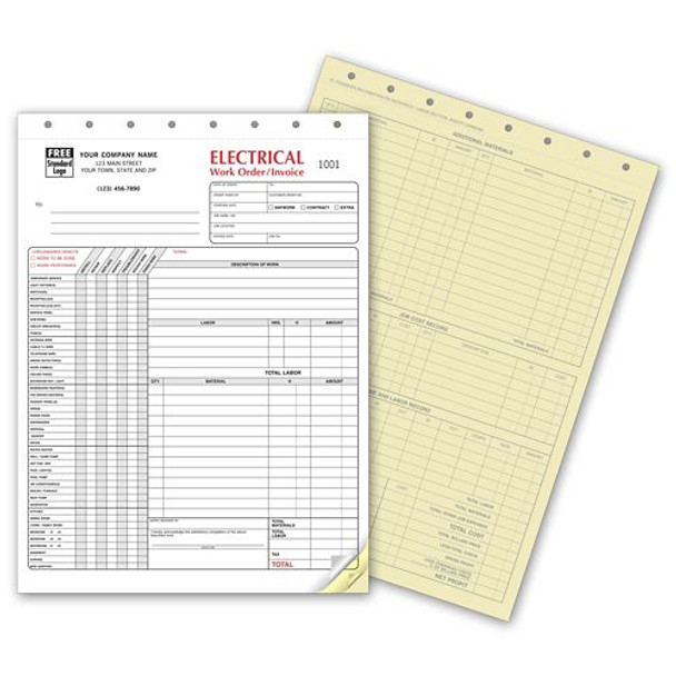Electrical Work Orders - with Checklist Electrical Work Orders - with Checklist