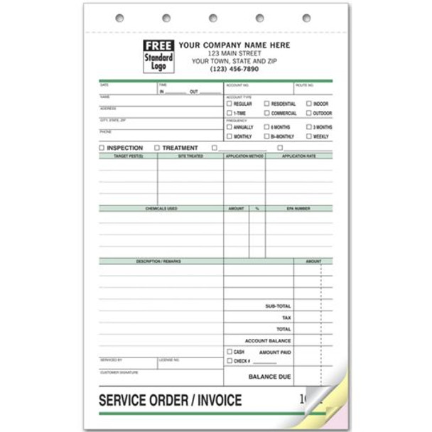 Pest Control Form - Service Orders