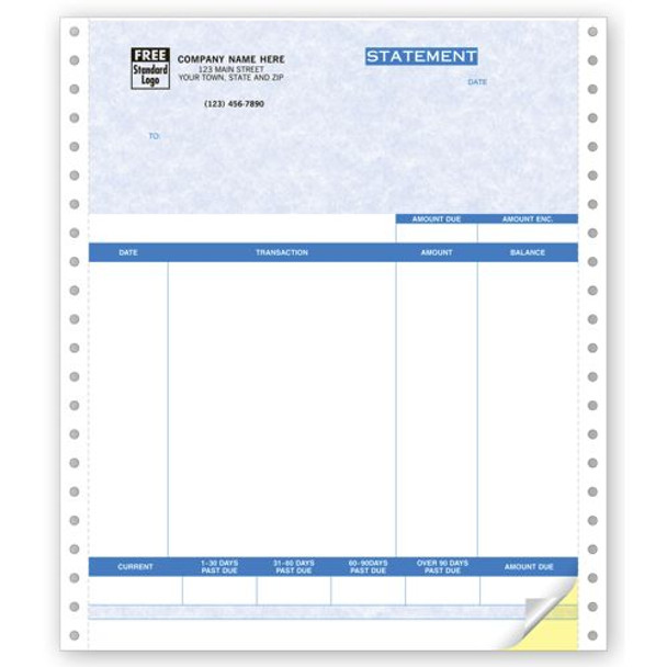 Statements, Continuous, Parchment Statements, Continuous, Parchment