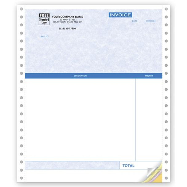 Continuous Professional Invoice Parchment Continuous Professional Invoice Parchment