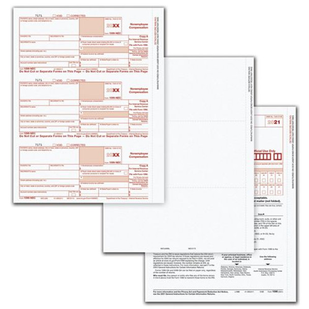 1099 NEC LZR PACK BLNK SET 3-PT (50 EMP)