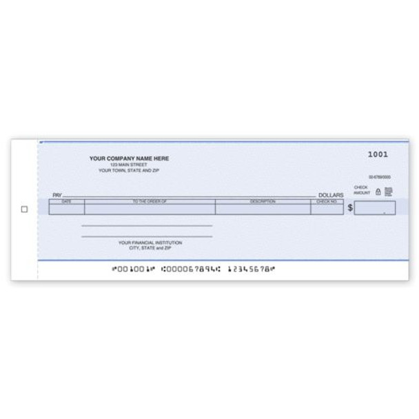 Cash Disbursement Center Check - Carbon