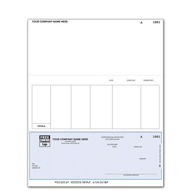 Laser Bottom Accounts Payable Check