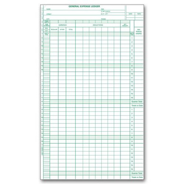 Payroll/General Expense Ledger