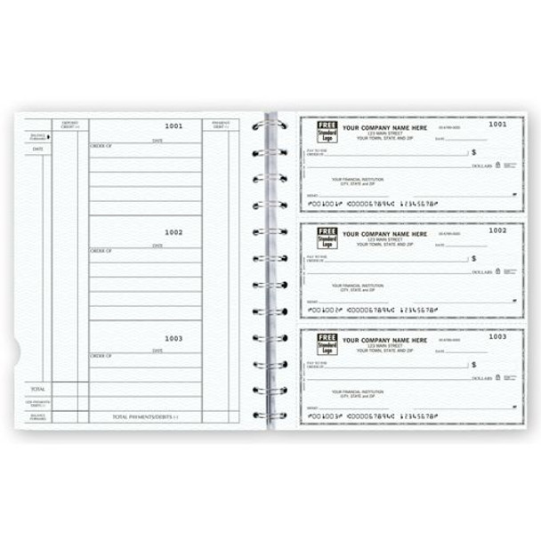 The Newport Deskbook, 3-On-A-Page Compact Size Checks
