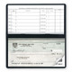Compact Size Duplicate Checks, Green Marble Design