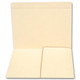 Top Tab Half Pocket Manila Folder, 11 pt