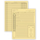 Chiropractic Exam Records, Spinal Diagram, Card File Fold