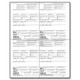 4-Up Laser W-2, Employee Copy, M-Style, Bulk