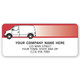 24 Hr. Service Labels with Van Design