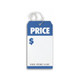 "Price" Tags, Large, Blue/White
