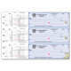 3-On-A-Page Payroll & Disbursement Check Side-Tear Vouchers