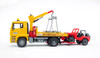 BRUDER MAN TOW TRUCK WITH CROSS COUNTRY VEHICLE
