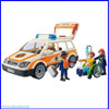 PLAYMOBIL CITY LIFE AMBULANCE PARAMEDIC CAR 71037