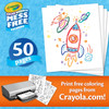CRAYOLA COLOR WONDER MESS FREE COLORING PAPER