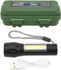 RECHARGABLE LED FLASHLIGHT WITH CASE