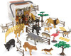 TERRA JUNGLE WORLD IN BUCKET 60 PCS