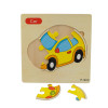 6PC WOODEN PUZZLE - CAR
