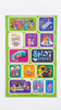 CARE BEAR MOTIVATIONAL QUOTE STICKER SHEET