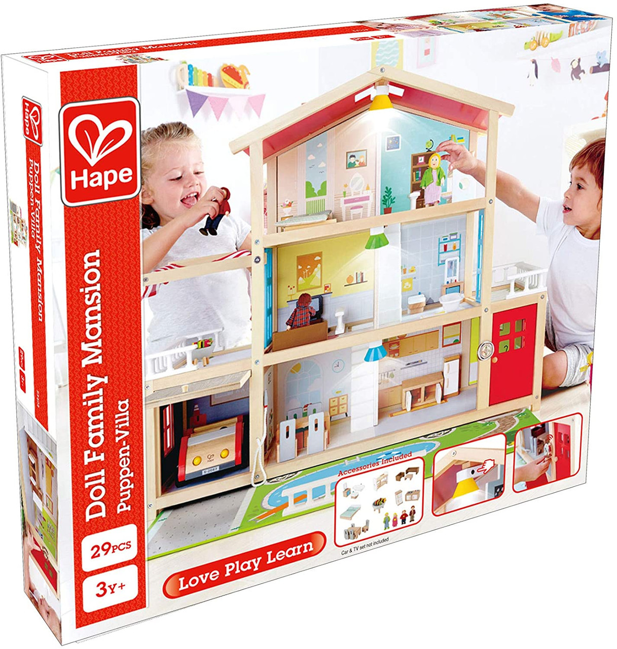 hape doll family mansion reviews