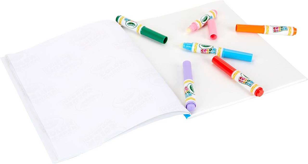 CRAYOLA COLOR WONDER MESS FREE COLORING PASTEL MARKERS